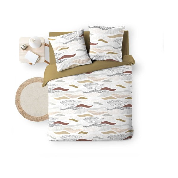 Valge kaheinimese/pikendatud mikrokiust voodipesu 240x220 cm Zenith - douceur d'intérieur-image-4