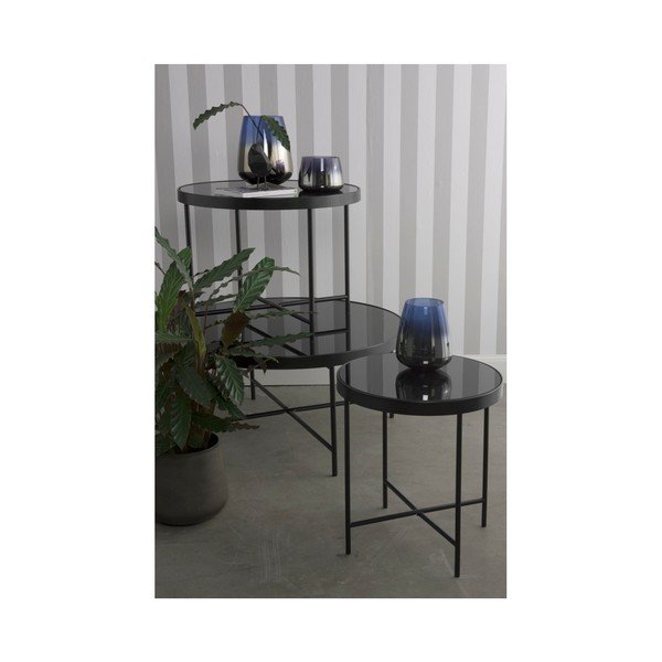 Must kohvilaud , ⌀ 60 cm Smooth XL - Leitmotiv-image-1