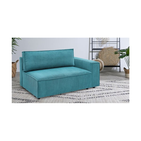 Sinine velvetist diivanimoodul, parem nurk  Nihad modular - Bobochic Paris-image-1