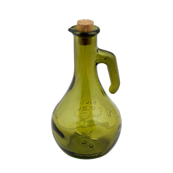 Roheline ümbertöödeldud klaasist õlipudel, 500 ml Olive - Ego Dekor-image-1