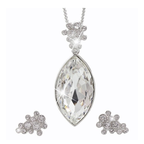 Set náhrdelníku a náušnic s krystaly Swarovski® Yasmine Alberta