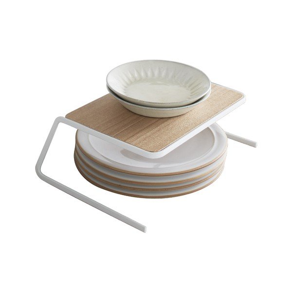 Valge puidust lisariiul 19,5x19,5 cm Tosca - YAMAZAKI-image-3