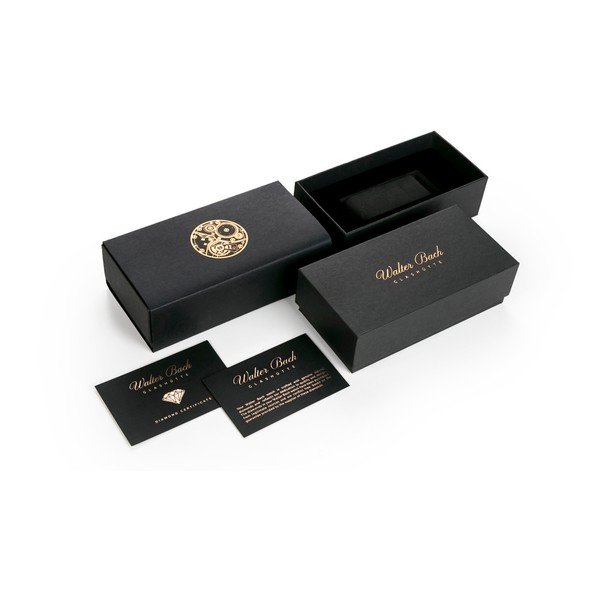 Dámské hodinky s bílým páskem z pravé kůže Walter Bach Union-image-2