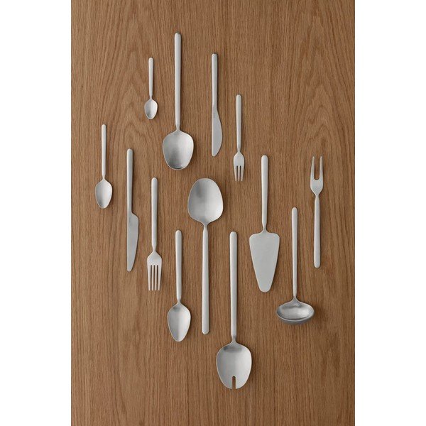 Roostevabast terasest söögiriistad 4 osa matt hõbedases värvitoonis 4 inimesele Stella - Blomus-image-1