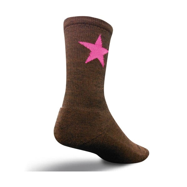 Ponožky Wooligan Pink Star, vel. 43-49