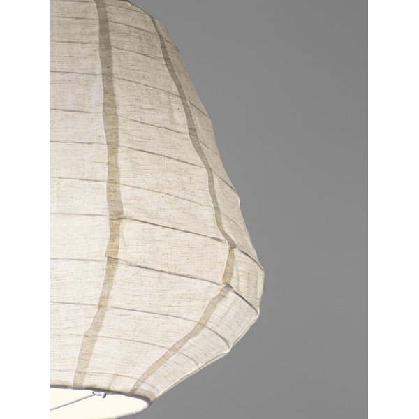 Valge linane ripplamp ø 36 cm Linnet - Nova Luce-image-4