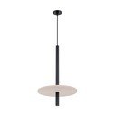 Must/beež metallist ripplamp ø 30 cm Rilu - Sollux