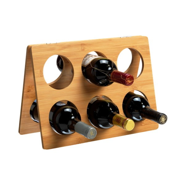 Bambusest veinihoidja pudelite arv 6 - RTA