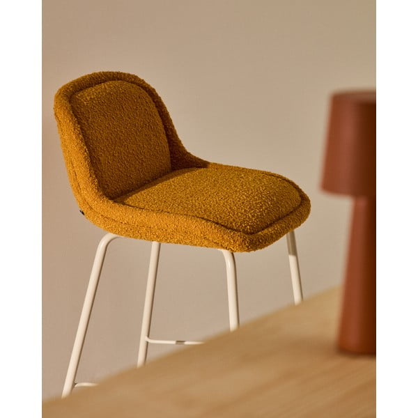 Sinepivärvi baaritool (istme kõrgus 65 cm) Aimin - Kave Home-image-1