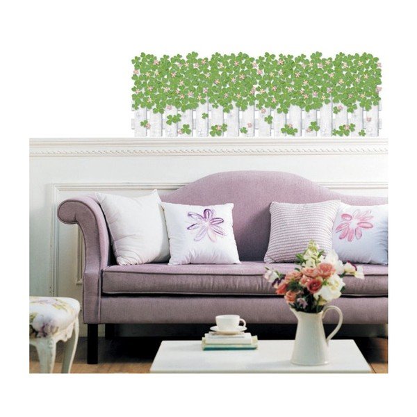 Samolepka Ambiance Clovers Fence
