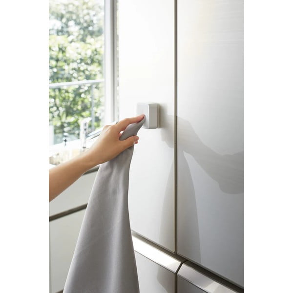 Valge plastmass käterätiku hoidja isekleepuv Film Hook – YAMAZAKI-image-3