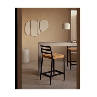 Must tammepuidust baaritool (istme kõrgus 70 cm) Analy - Kave Home