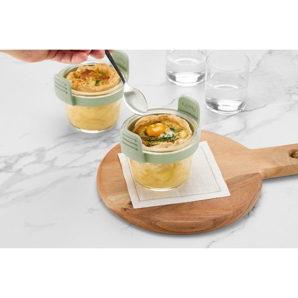 Klaasist küpsetusvormid 4tk komplektis ø 9,5 cm - Lékué-image-3