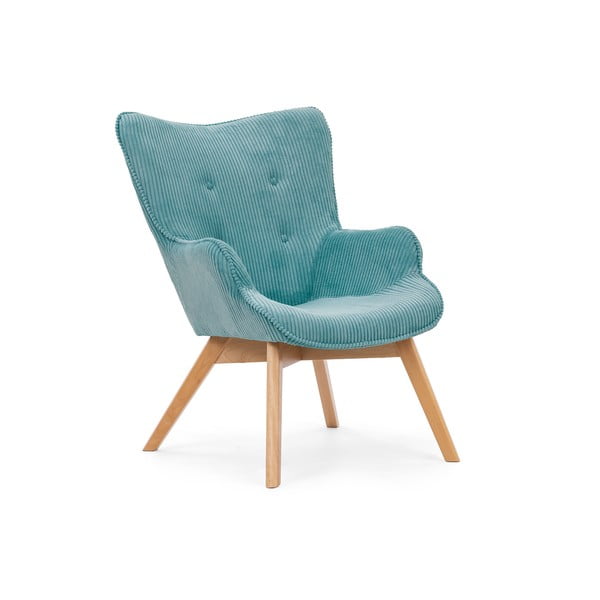 Türkiissinine velvetist tugitool Niko - Ropez