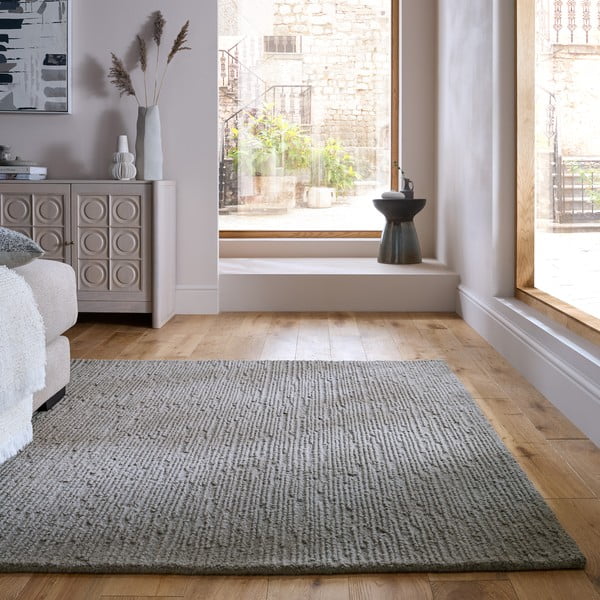 Hall käsitsi kootud villane vaip 160x230 cm Harris Boucle - Flair Rugs-image-1