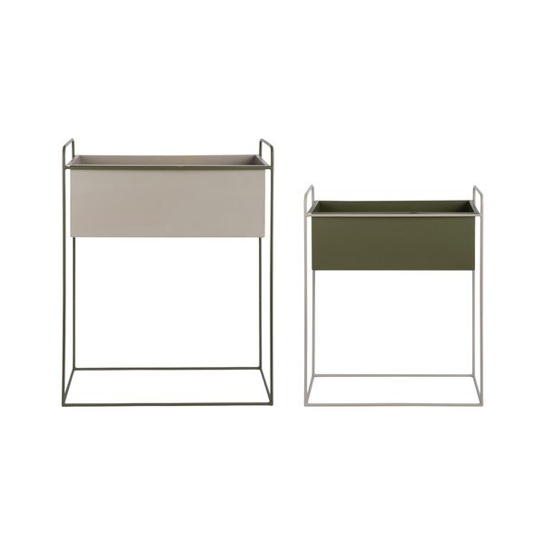 Metallist lillealused komplektis 2 tükki (kõrgus 65 cm) Reina - PT LIVING-image-3