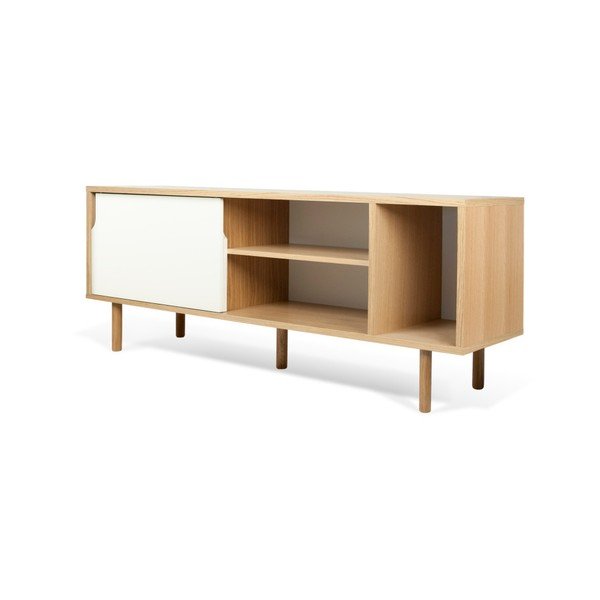 Bílá komoda TemaHome Dann Oak-image-4