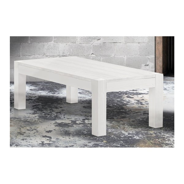 Bílý konferenční stolek z jedlového dřeva Castagnetti Rectangular