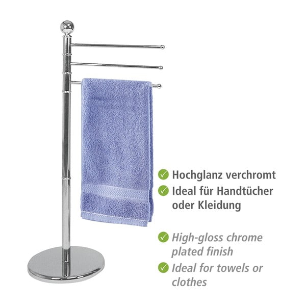 Eksklusiivne kroomitud käterätikuhoidja - Wenko-image-4