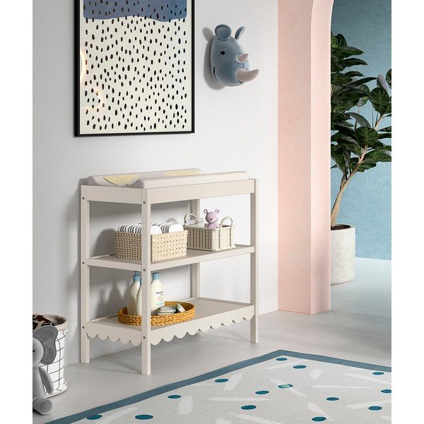 Beež mähkimislaud koos mähkimisalusega Swingo - Vipack-image-1