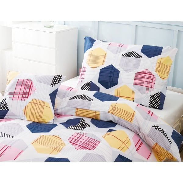 3-osaline voodipesu üheinimesevoodile mikrosatiinist 140x200 cm Amelie - My House-image-1