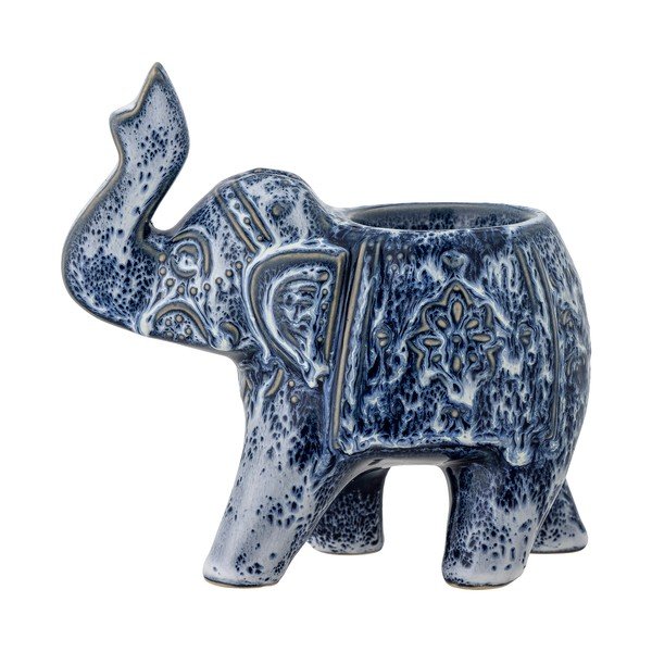 Kivikeraamikast teeküünla hoidja Oliphant - Bloomingville-image-3