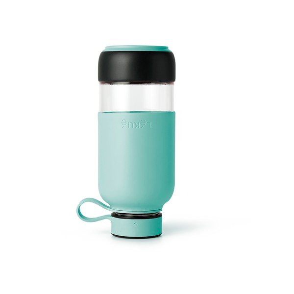 Türkiissinine klaasist reisipudel 500 ml To Go - Lékué-image-4