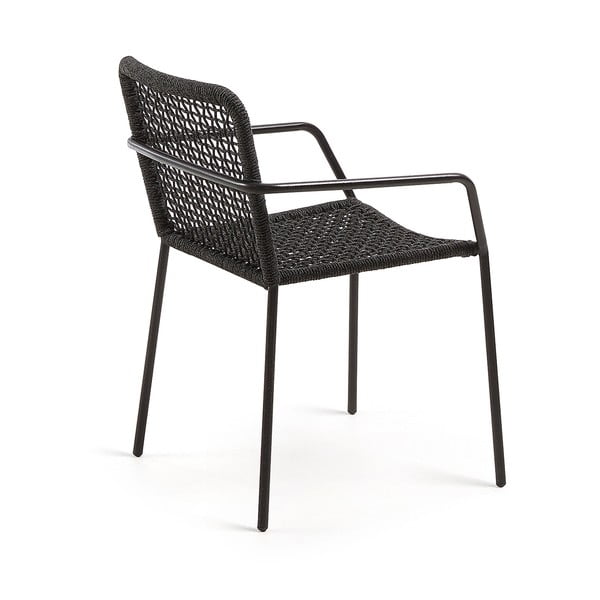 Must teraskonstruktsiooniga aiatool Bomer Boomer - Kave Home-image-3