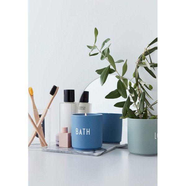 Lõhnastatud sojavahaküünal Vannituba Blue Bath - Design Letters-image-2