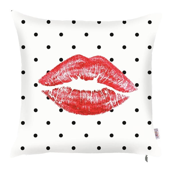 Povlak na polštář Mike & Co. NEW YORK Red Lips, 43 x 43 cm