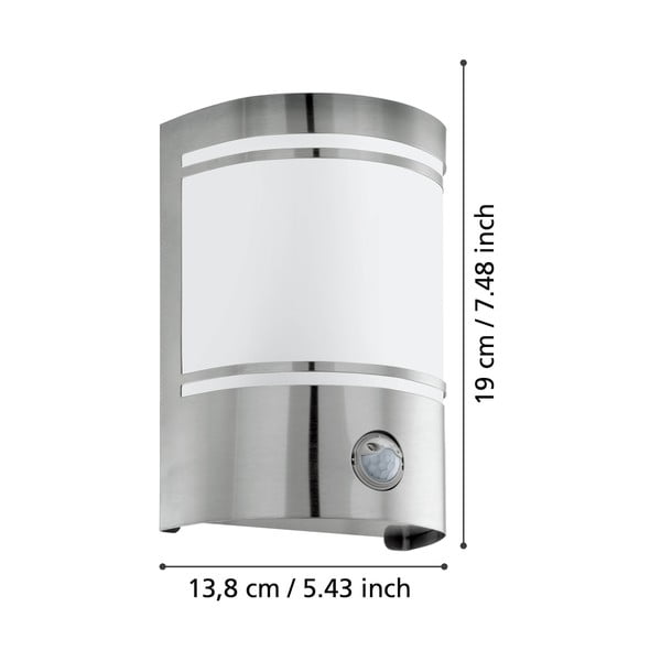 Välitingimustes kasutatav seinavalgusti (kõrgus 19 cm) CERNO - EGLO-image-2