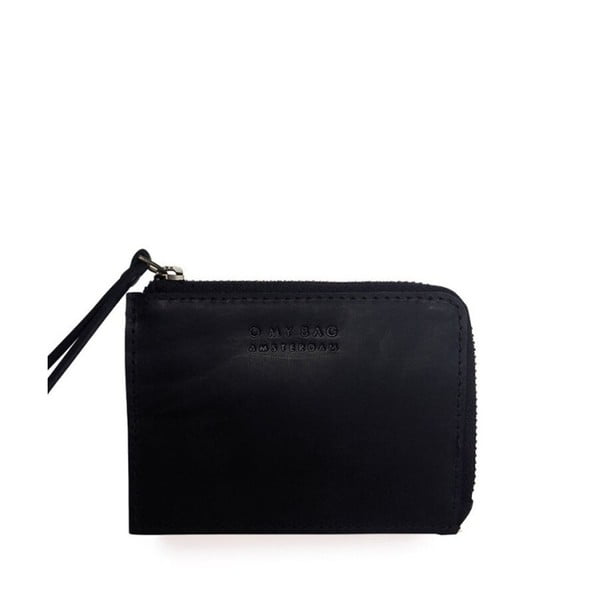 Černá kožená peněženka na drobné O My Bag Clue