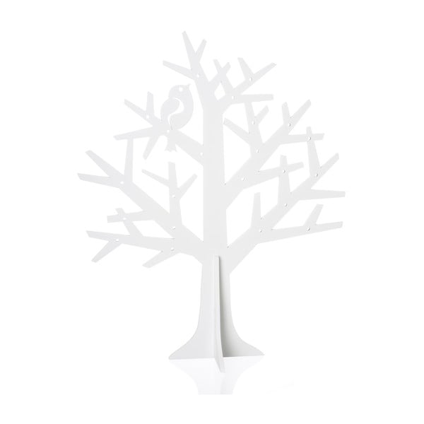 Bílý dřevěný stojánek na šperky Le Studio Tree