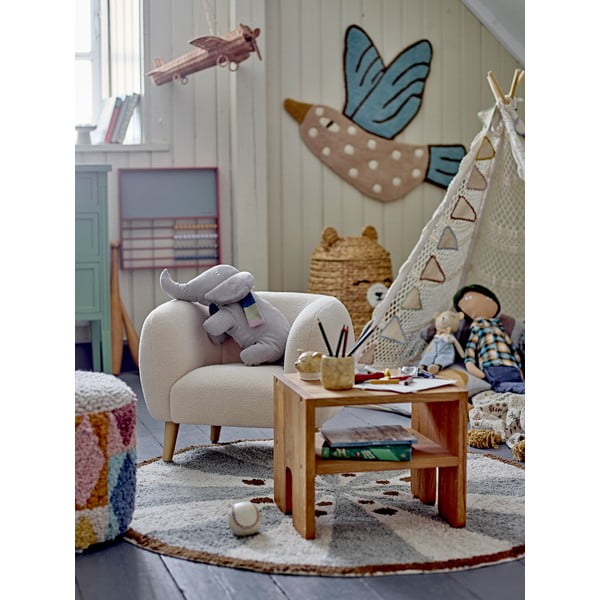 Valge laste tugitool Cade - Bloomingville Mini-image-3