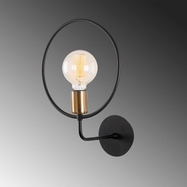 Must seinavalgusti Circle - Opviq lights-image-3