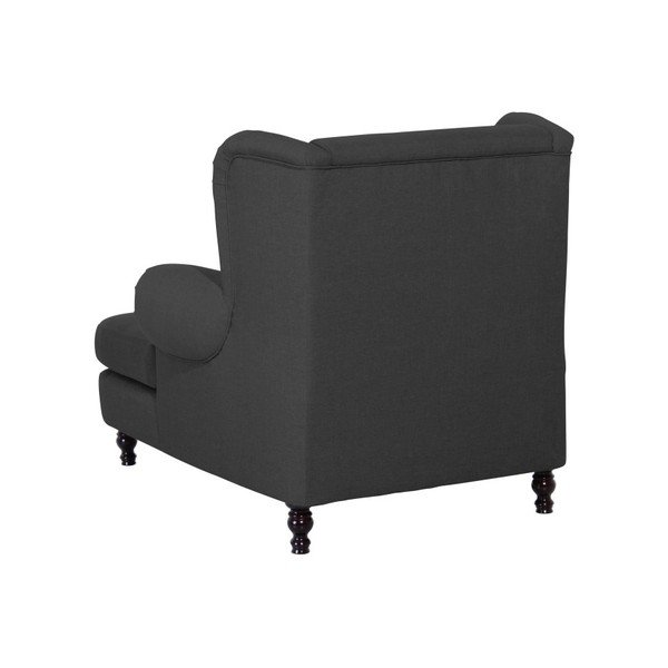 Černé křeslo ušák Max Winzer Mareille Black-image-1