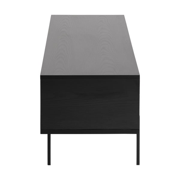 Must tuhkpuu dekooriga telerilaud 140x45 cm Angus - Actona-image-4