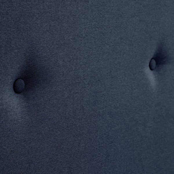 Modrá postel s černými nohami Vivonita Kent, 160 x 200 cm-image-3