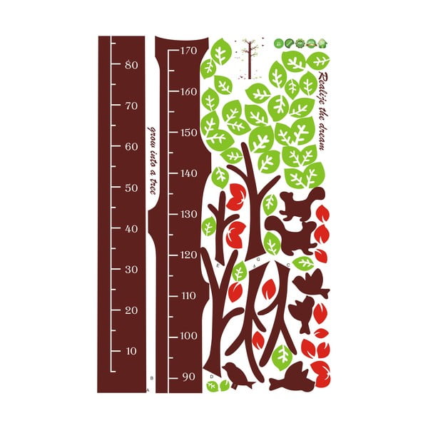 Laste kleebis - mõõdupuu uksele või seinale 60x190 cm Dreaming Tree – Ambiance-image-2