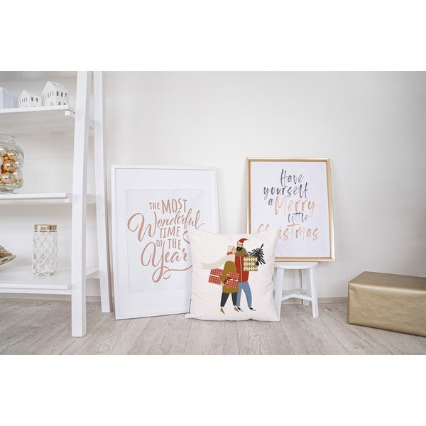 Jõulumotiiviga padjakate 45x45 cm Christmas Couple – Butter Kings-image-1