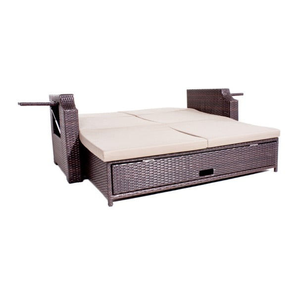 Zahradní rozkládací lavice s úložným prostorem ADDU Monaco-image-3