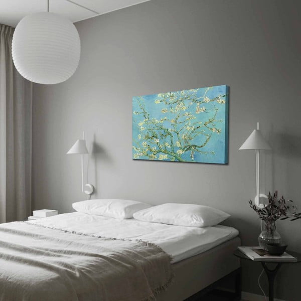 Seinareproduktsioon lõuendil Vincent Van Gogh Mandliõis, 100 x 70 cm Vincent Van Gogh - Almond Blossom - Wallity-image-1