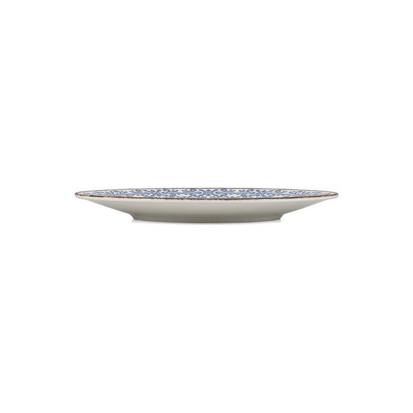 Valge/sinine portselantaldrik ø 25 cm Azul - BonBistro-image-3