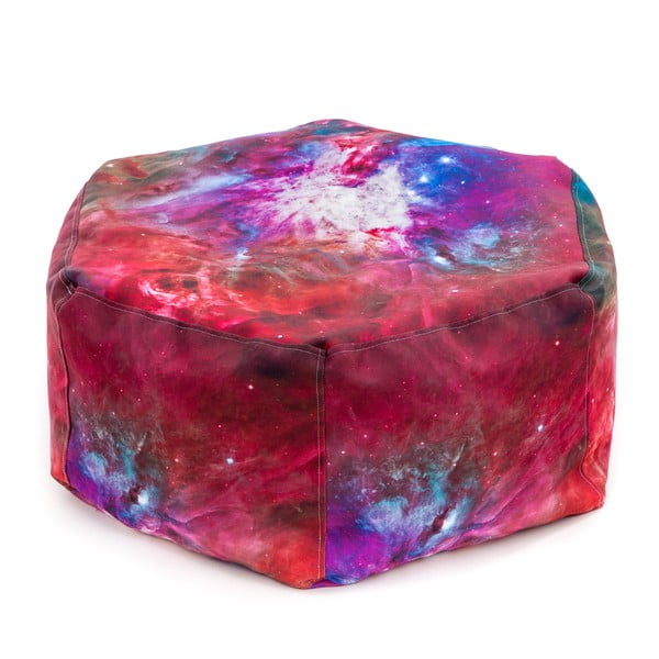 Sedací vak Pink Nebula Cube