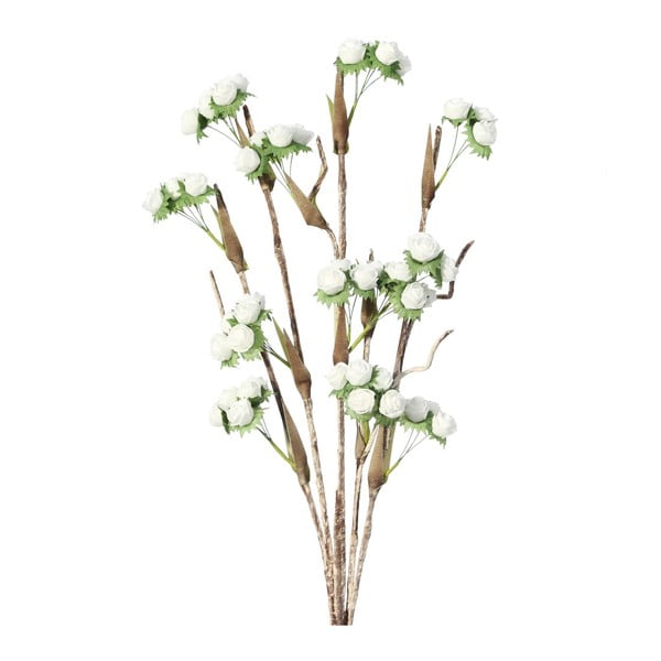 Umělá květina s bílými kvítky Ixia Branch