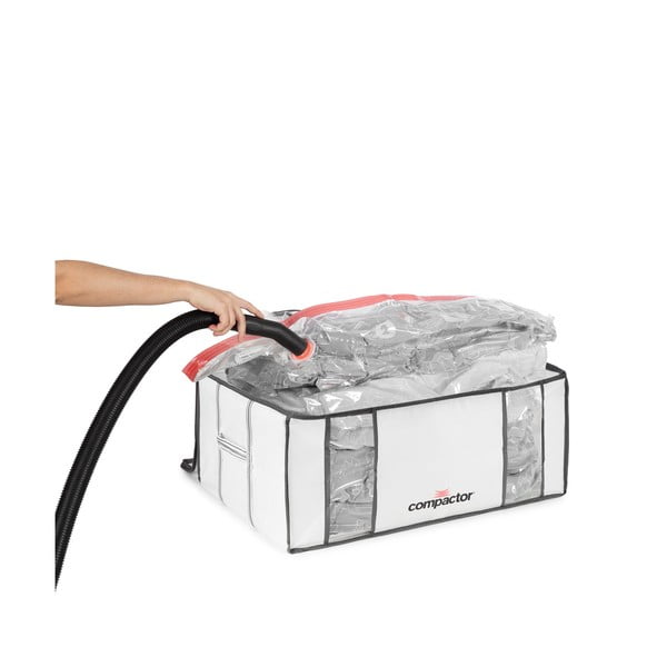 Vaakumtugevdatud kangast hoiukast riietele 65x50x26,5 cm Life – Compactor