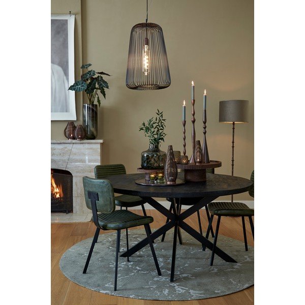 Khaki värvi ümmargune vaip ø 200 cm Sjors - Light & Living-image-3