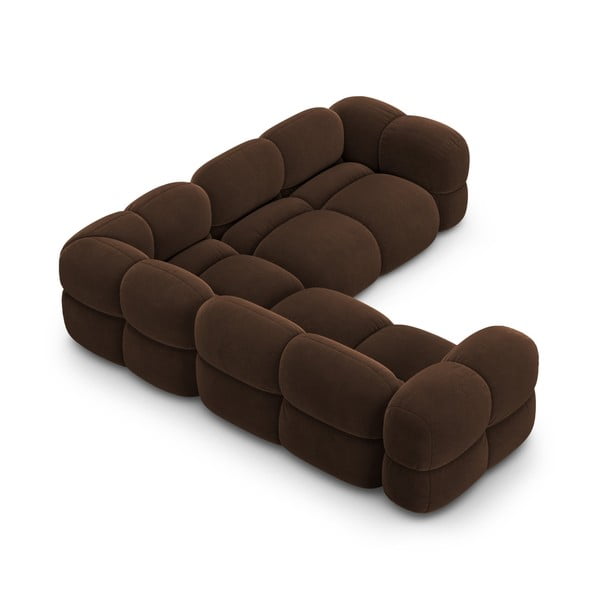  Tumepruun sametist nurgadiivan Loretto – Cosmopolitan Design-image-4