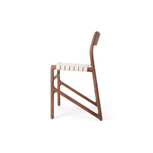 Pruun-kreem söögitool Fawn - Gazzda-image-4