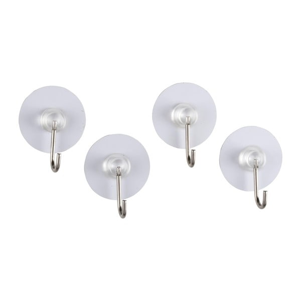 Komplekt 4 isekinnituvat konksu Static-Loc White - Wenko-image-1